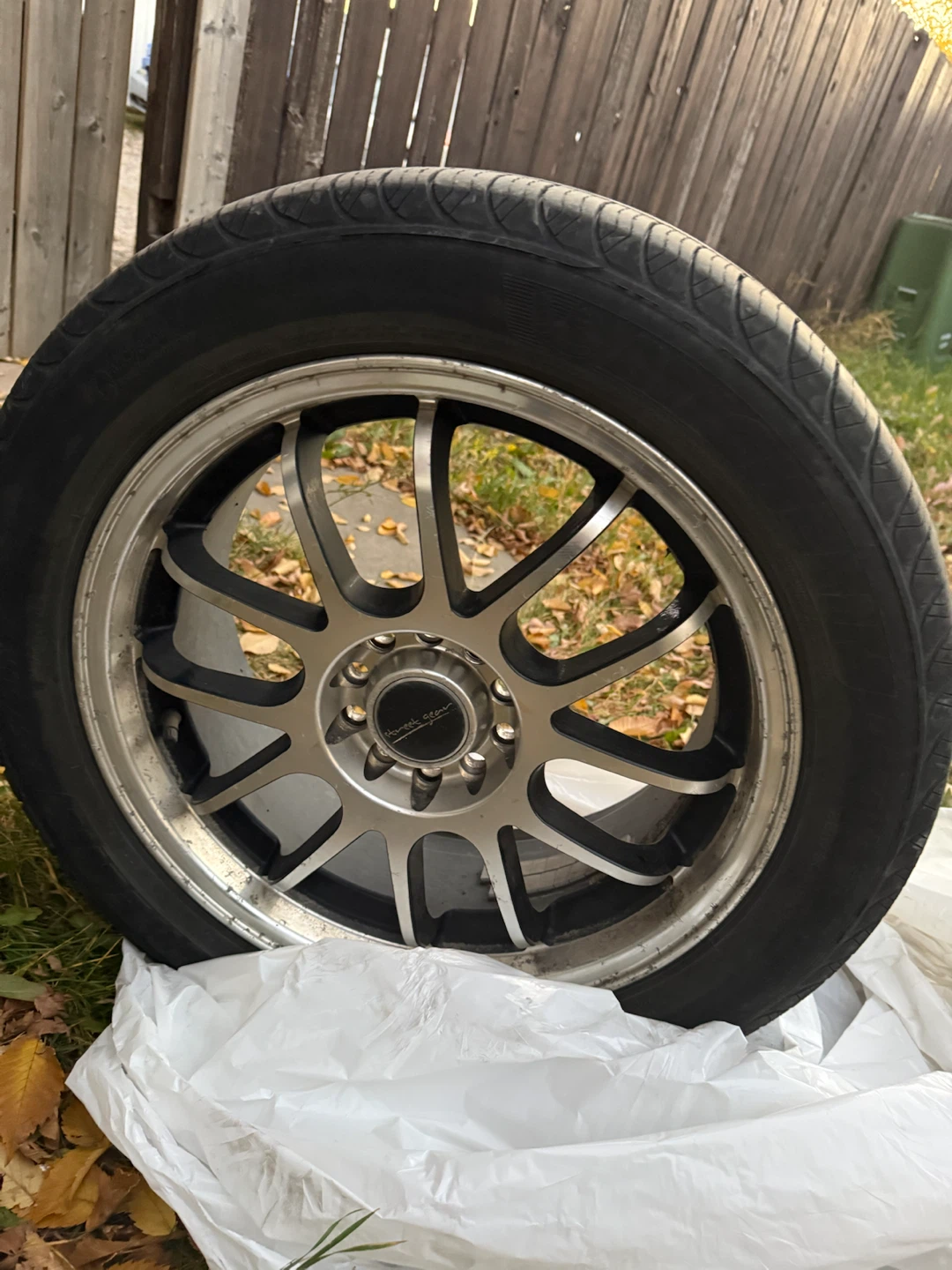 4 Street Gear Alloy Wheel and all season michellin Tires