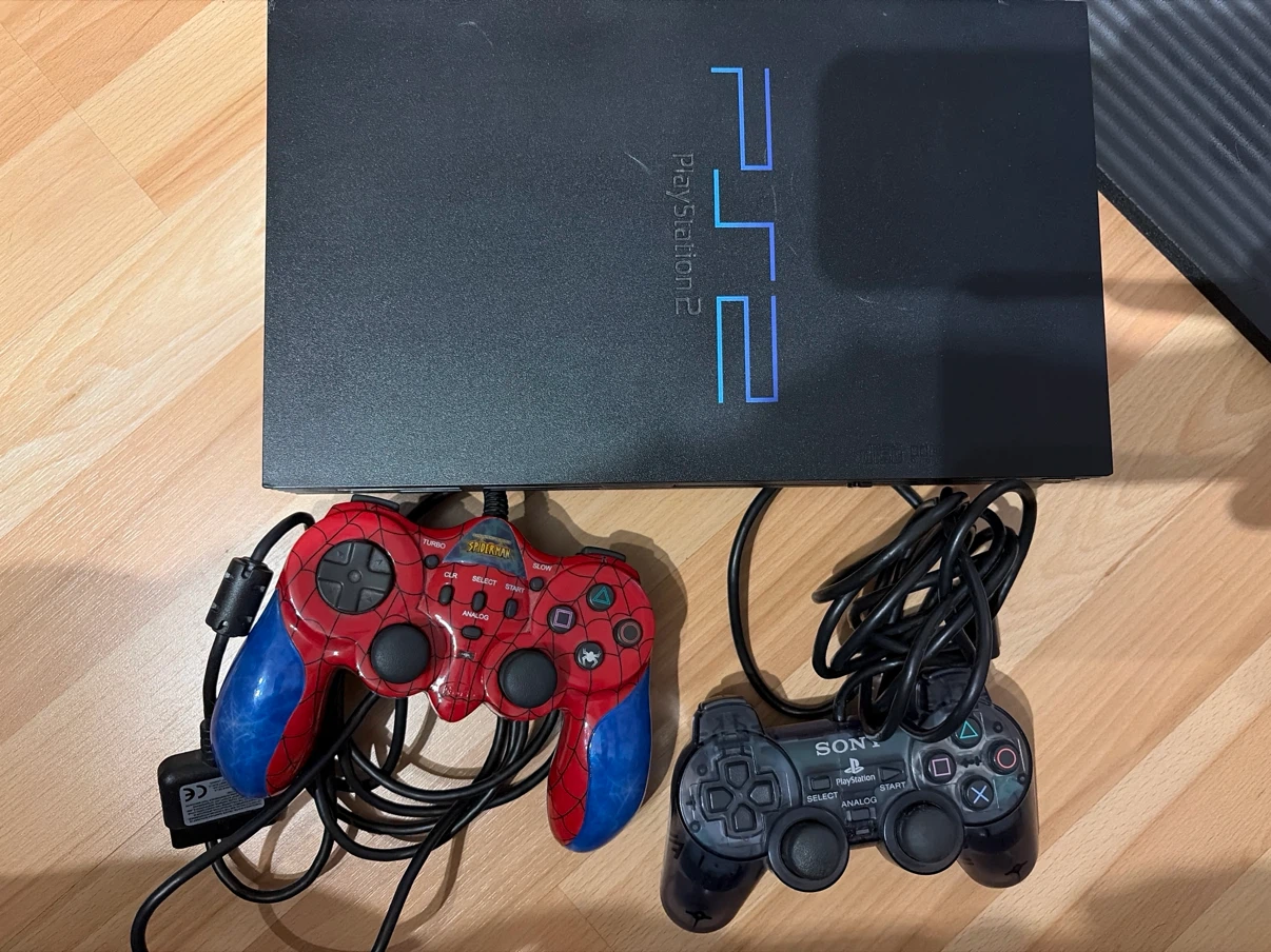 Sony PlayStation 2 Console with Two Controllers - photo 2