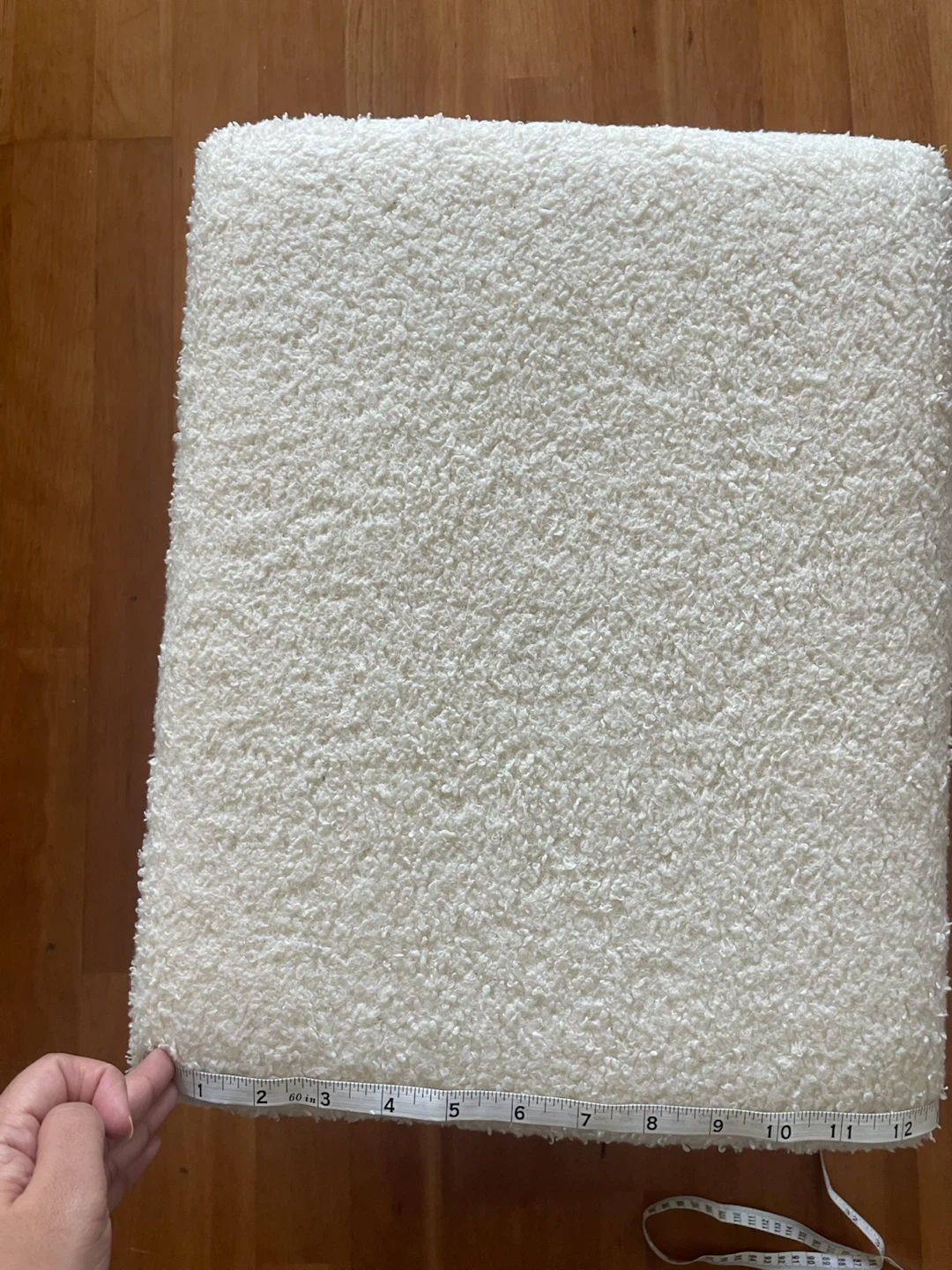 White Sherpa Storage Ottoman - photo 4