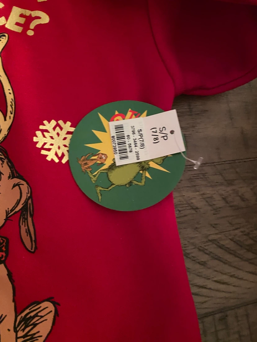 Grinch Naughty or Nice Hoodie - Size S/P (7/8) - photo 2