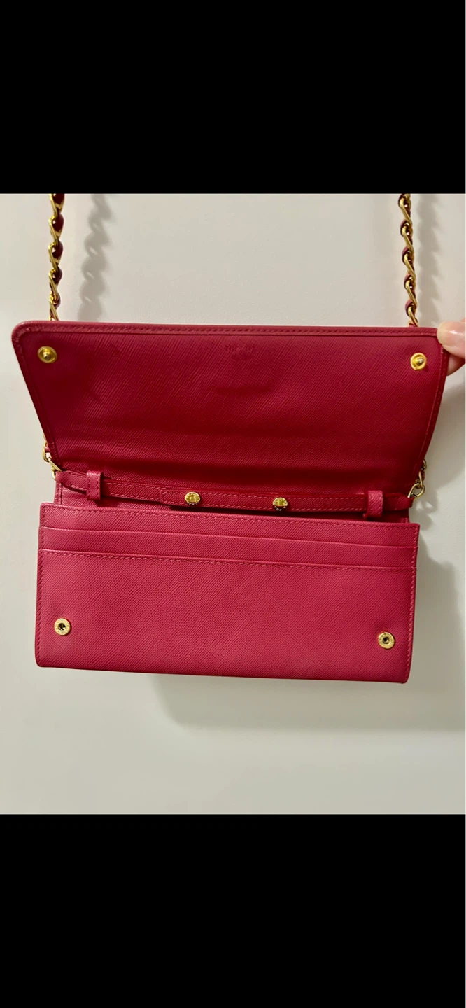 Authentic Prada Saffiano WOC Bag - Fuchsia Pink - photo 4