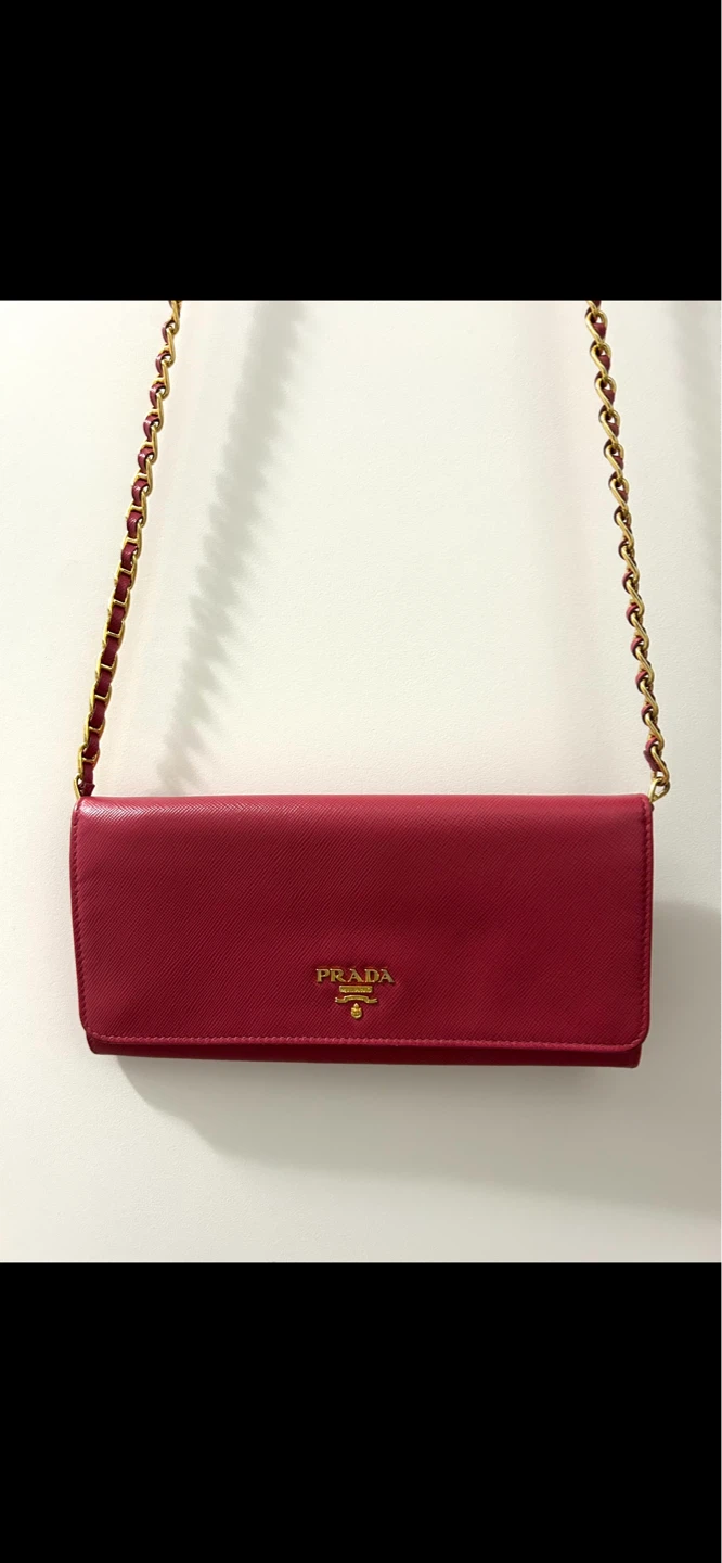 Authentic Prada Saffiano WOC Bag - Fuchsia Pink - photo 2