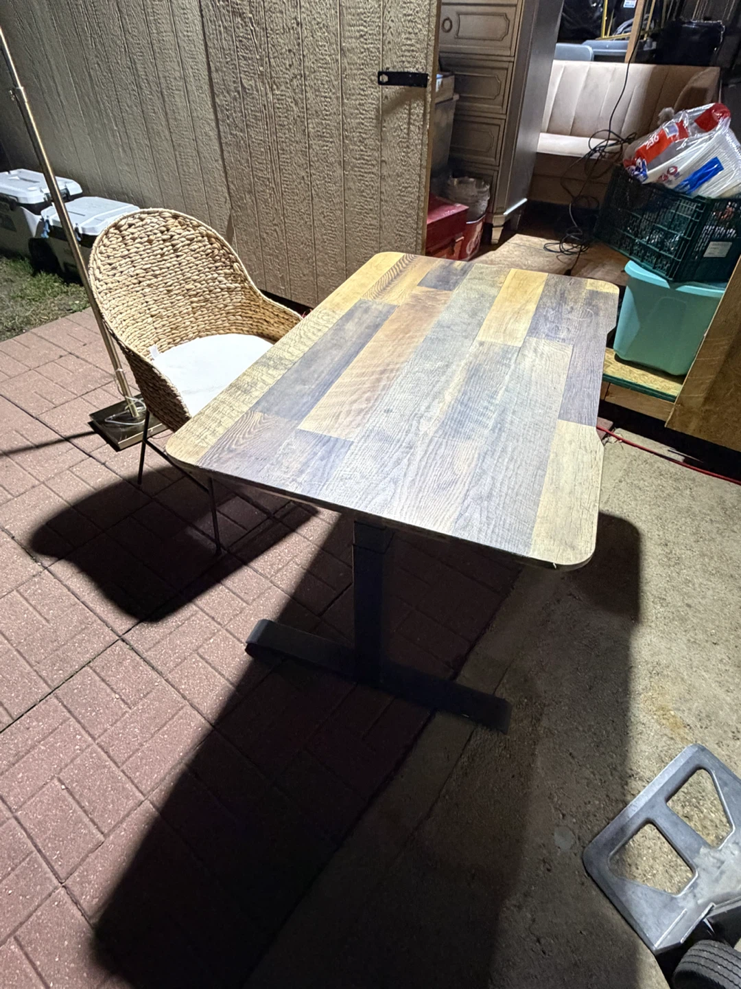 Standing Desk with Plank-Style Top - photo 2