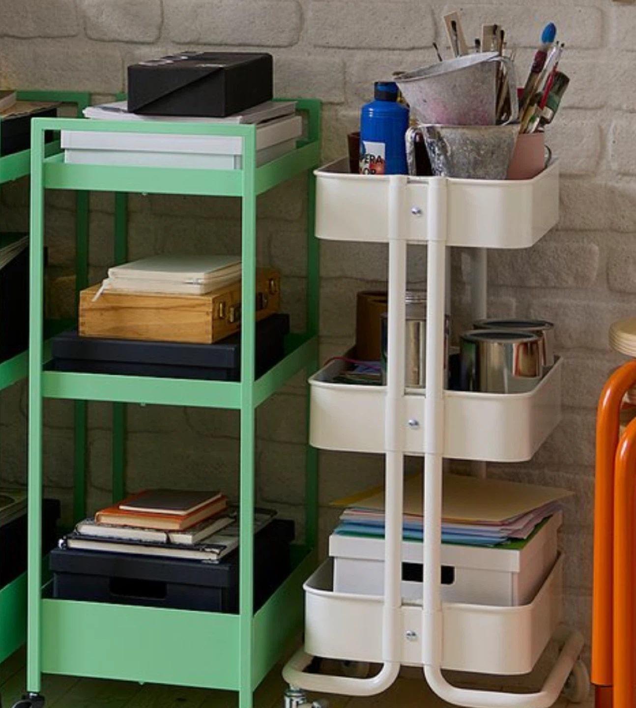 IKEA RÅSKOG Utility Cart - Beige