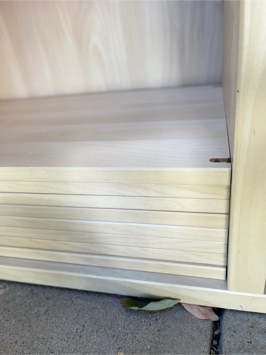 Light Wood Veneer Bookshelf and chairs - photo 2