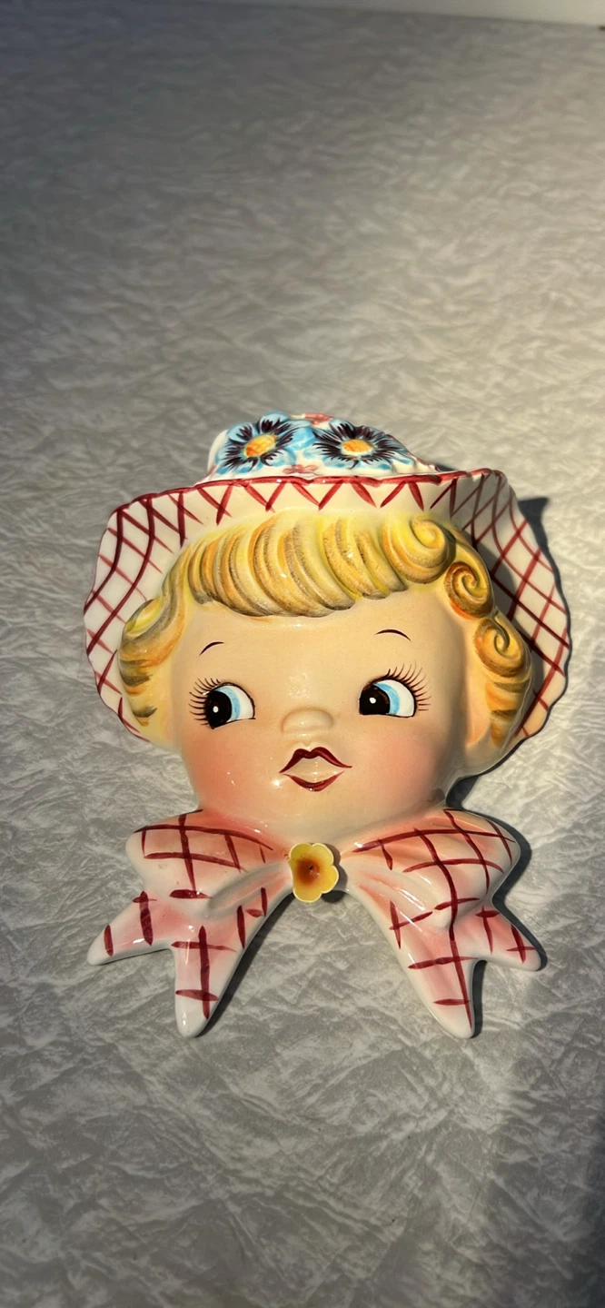 Vintage Miss Dainty Wall Pocket