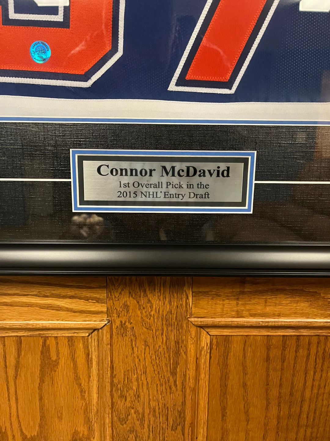 Autographed Connor McDavid Edmonton Oilers Jersey - photo 2