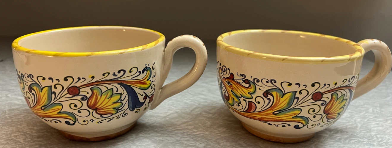 Vintage Meridiana Pair of Coffee Cups - photo 4