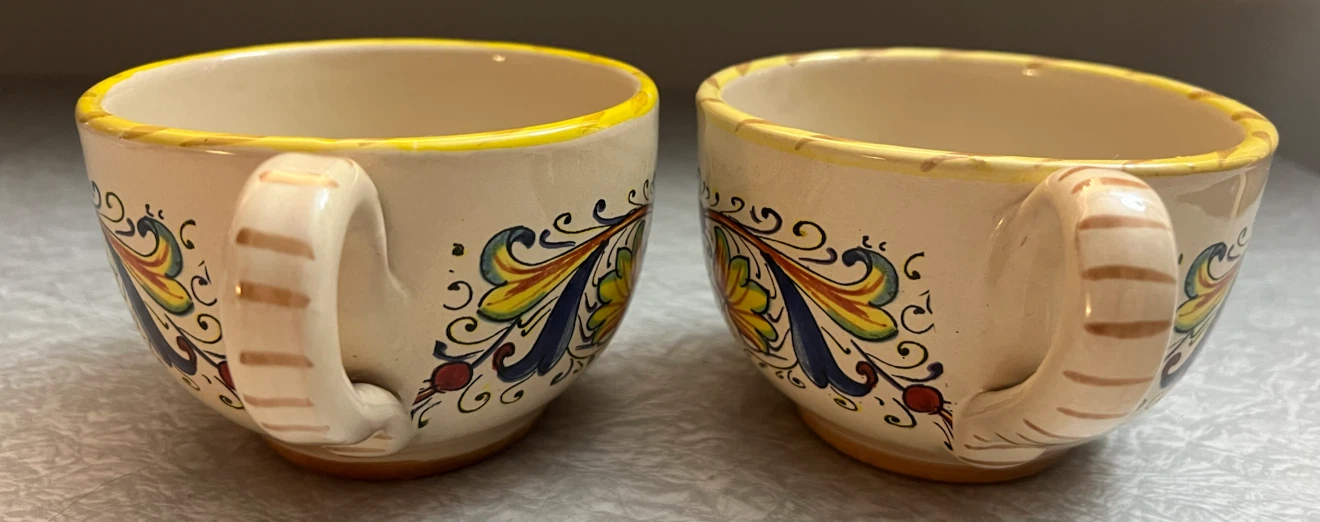 Vintage Meridiana Pair of Coffee Cups - photo 5