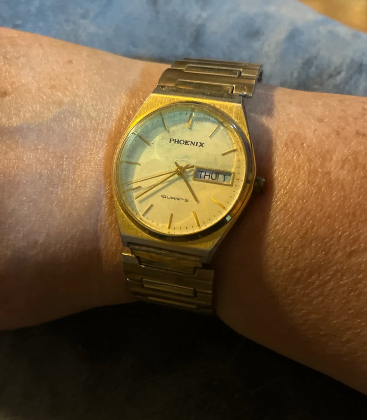 Phoenix Quartz Gold-Tone Watch - photo 4