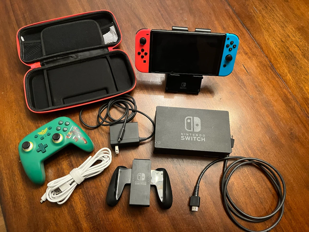 Nintendo Switch Console Bundle with Extra Controller