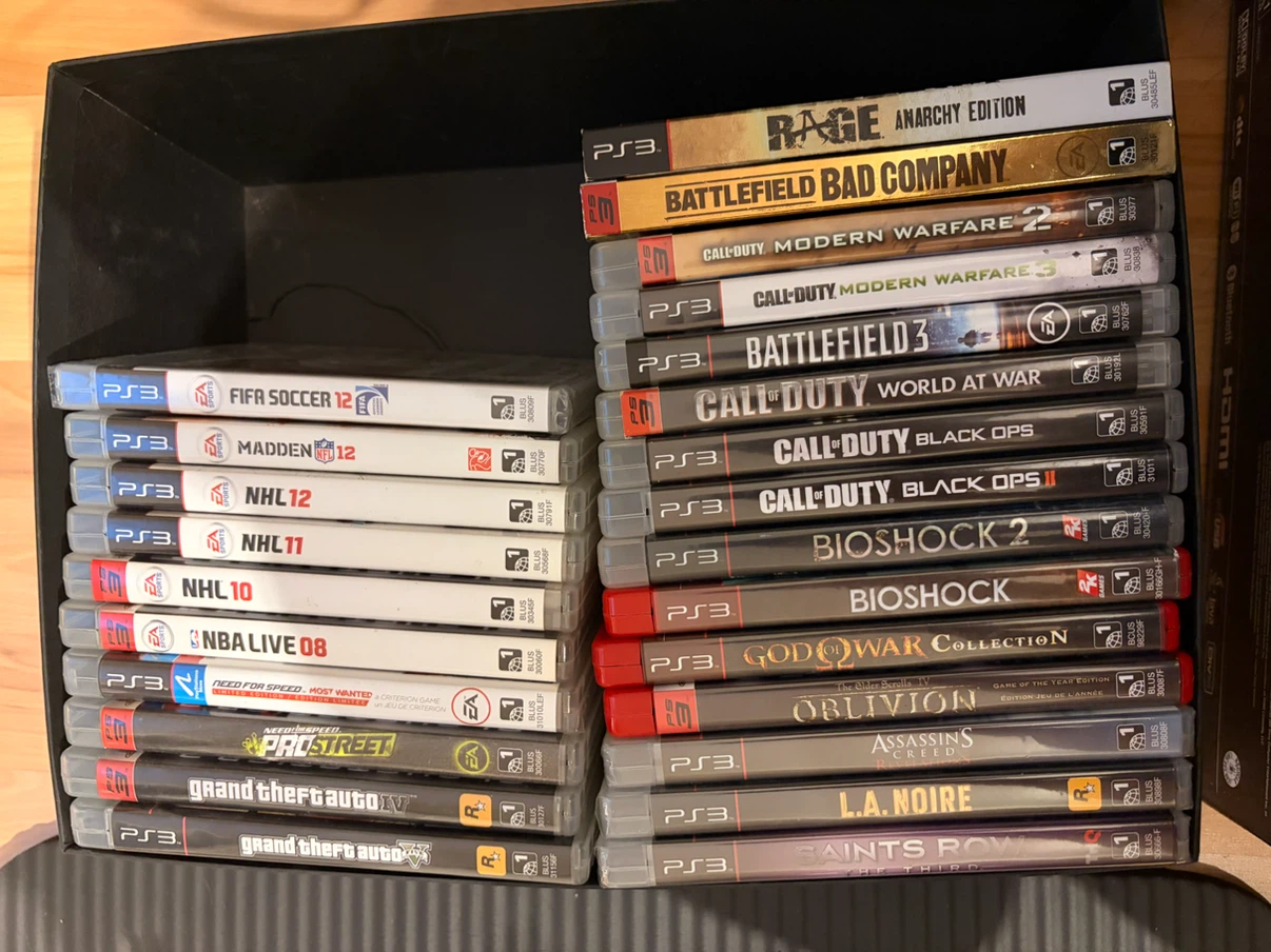 Collection of 25 PlayStation 3 Games