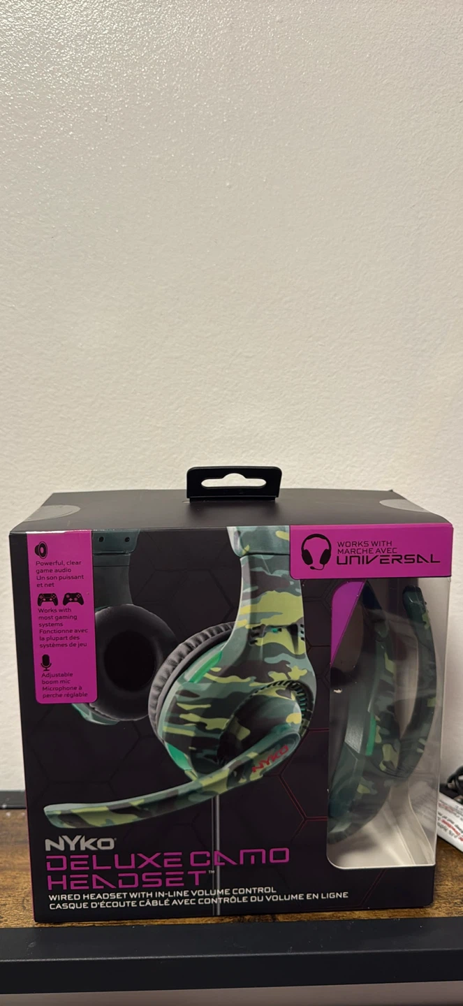 Nyko Deluxe Camo Wired Gaming Headset