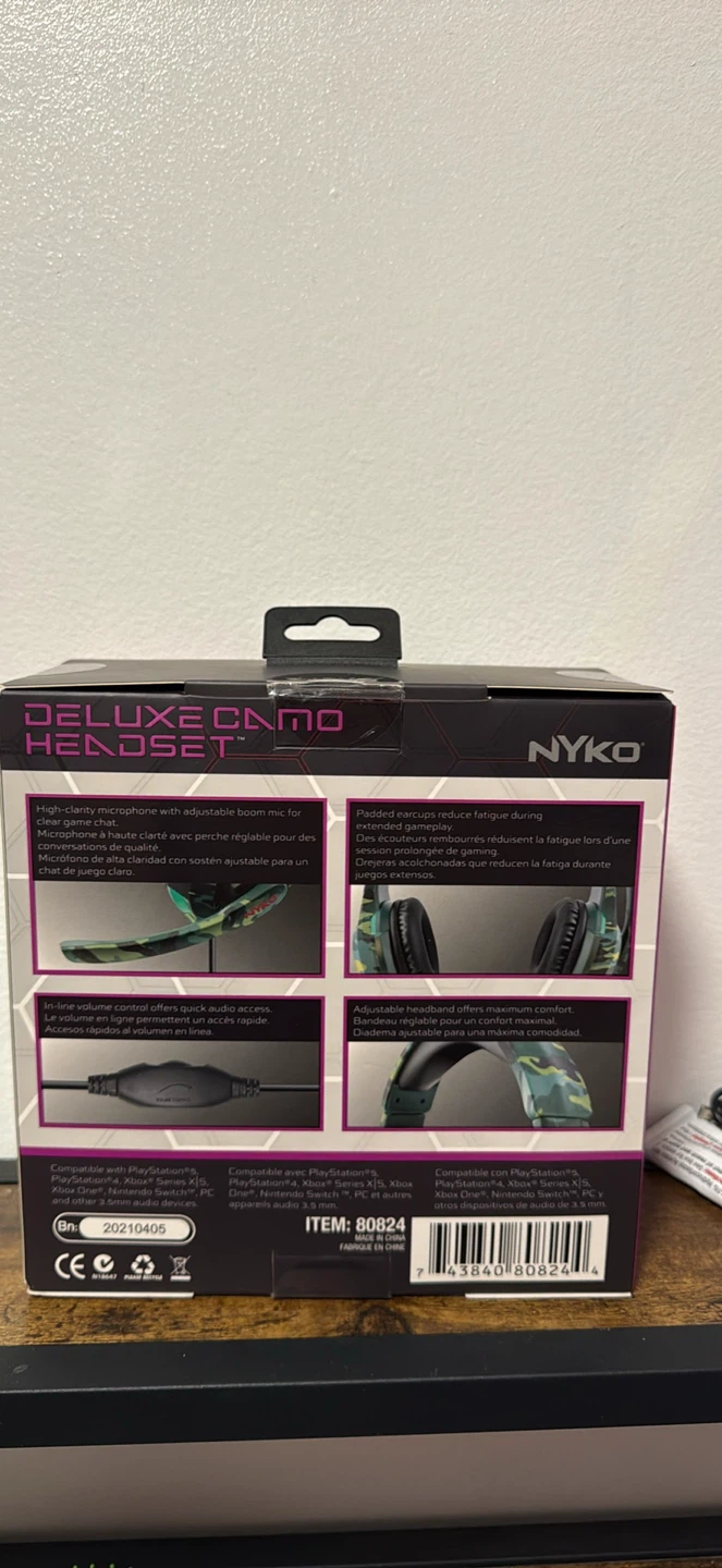 Nyko Deluxe Camo Wired Gaming Headset - photo 2