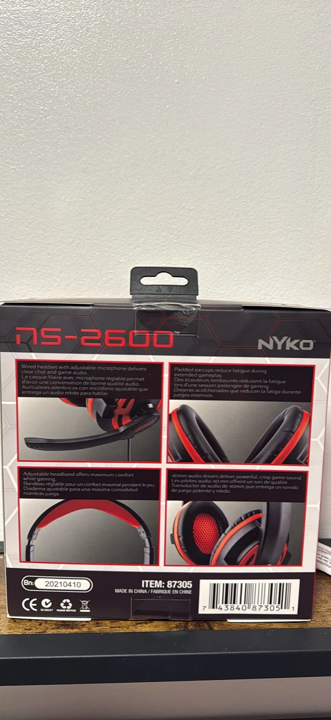 Nyko NS-2600 Wired Headset for Nintendo Switch - photo 2