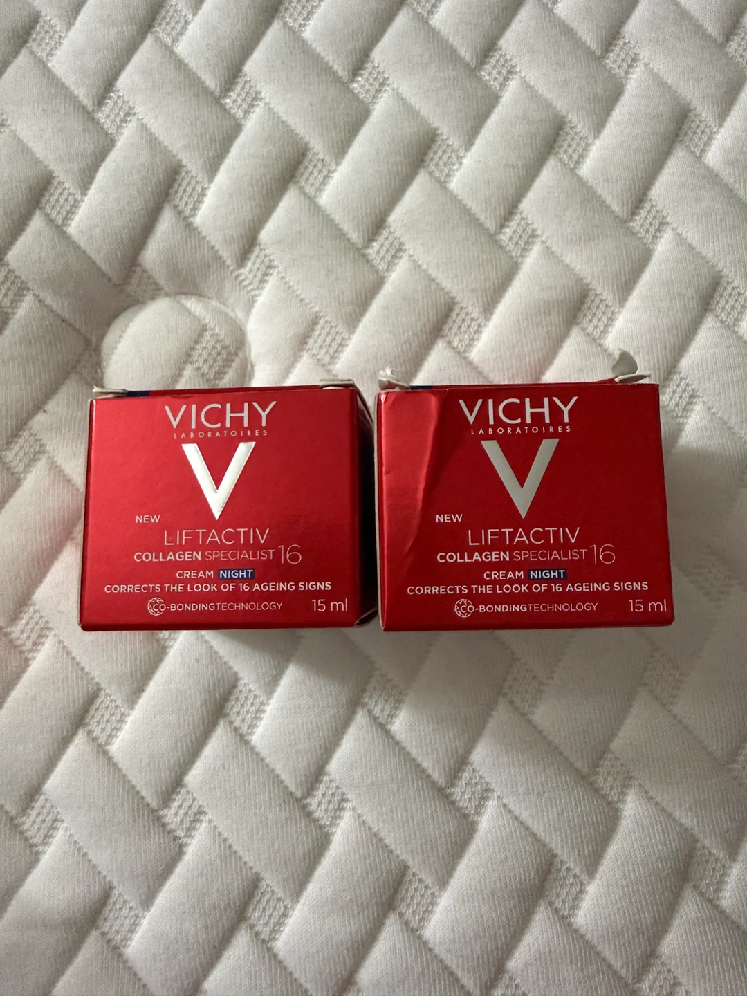 2x Vichy Liftactiv Collagen Specialist Night Cream 15ml