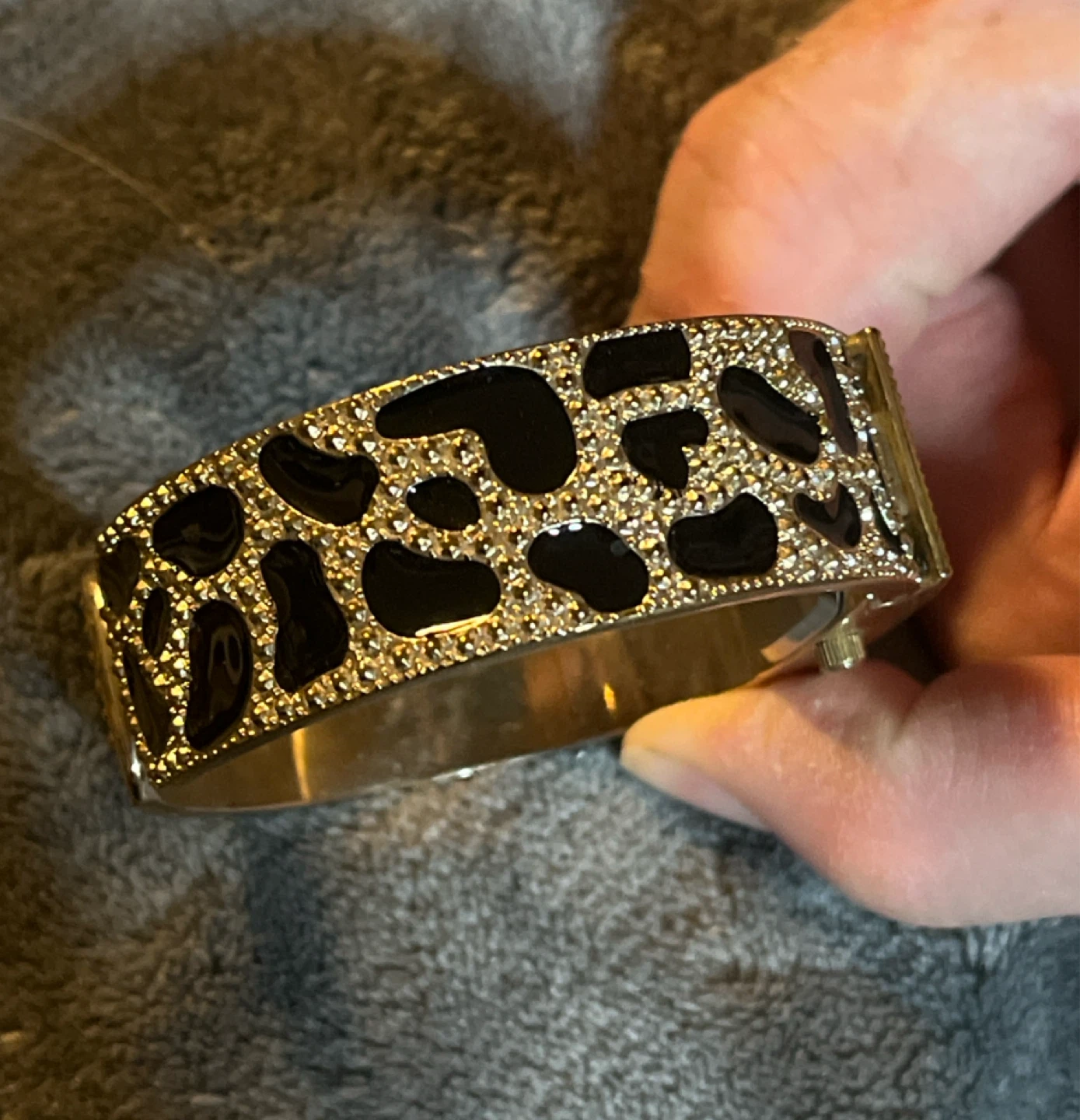 Leopard Print Cuff Watch - photo 2
