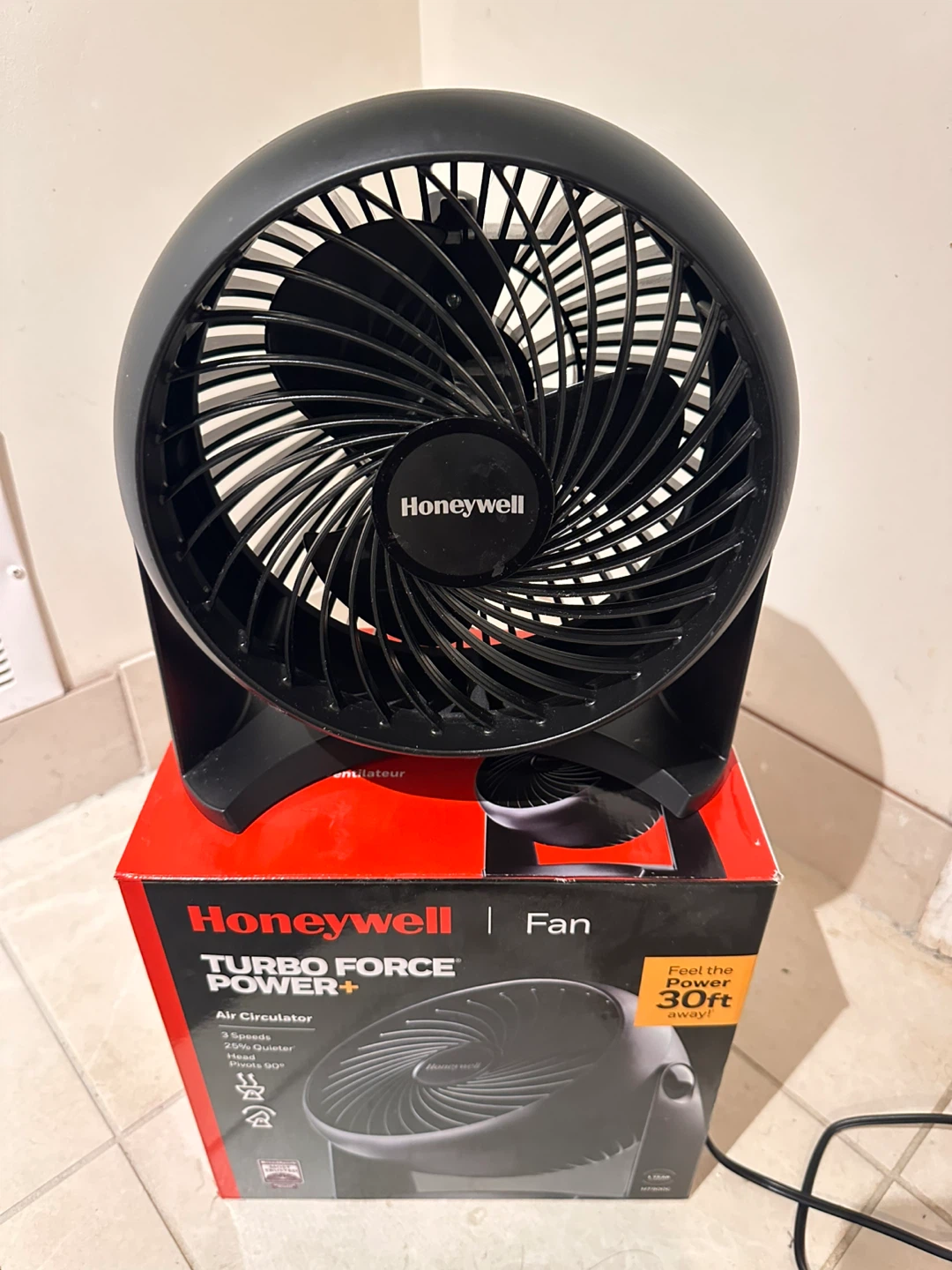 Honeywell Turbo Force Power+ Air Circulator Fan - photo 2