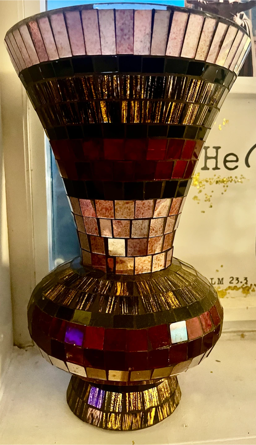 Mosaic Tile Decorative Vase