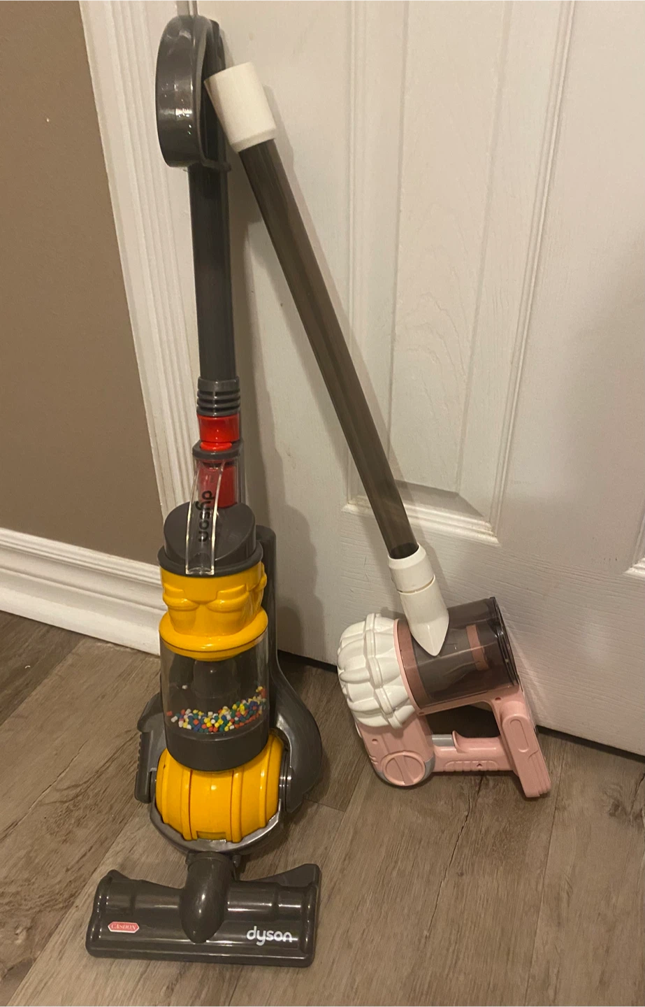 Dyson & pink kids toy vacuums bundle