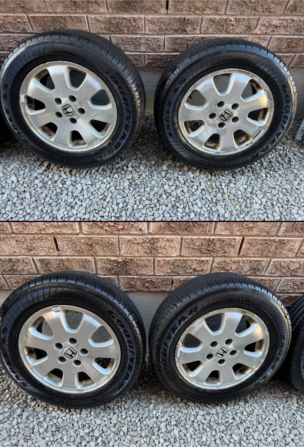 16” HONDA Wheel Rims & 4x Goodyear Eagle LS Tires P225/60 R16
