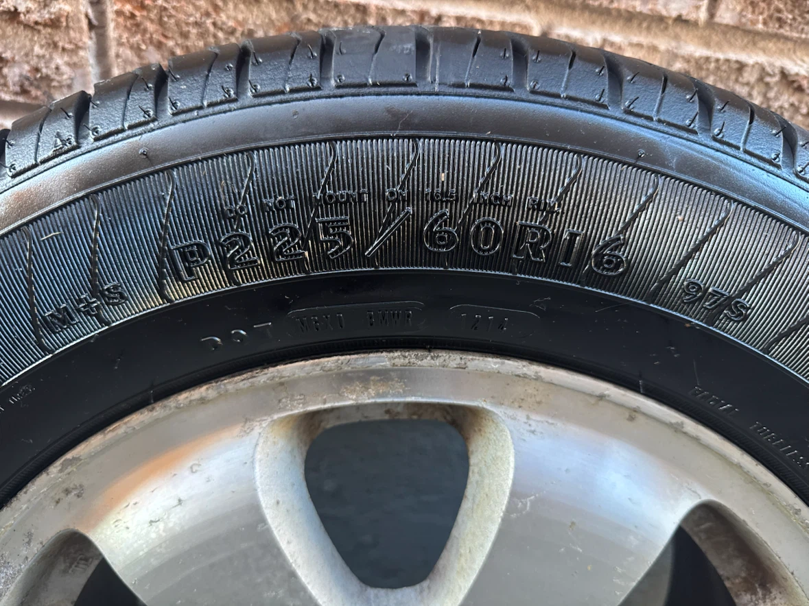 16” HONDA Wheel Rims & 4x Goodyear Eagle LS Tires P225/60 R16 - photo 2