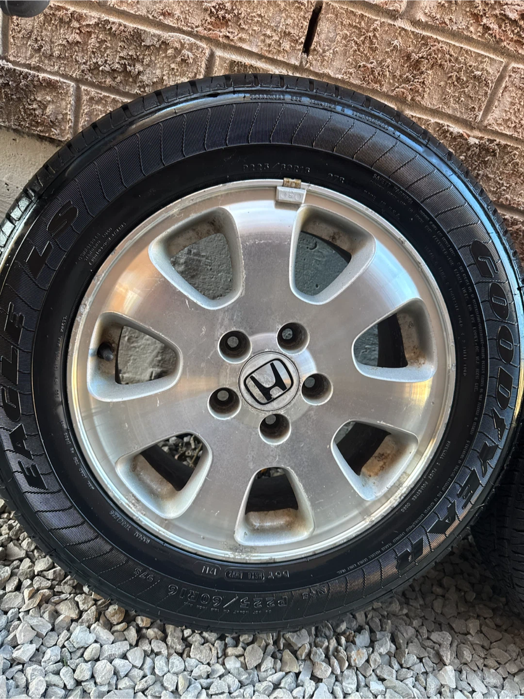 16” HONDA Wheel Rims & 4x Goodyear Eagle LS Tires P225/60 R16 - photo 4