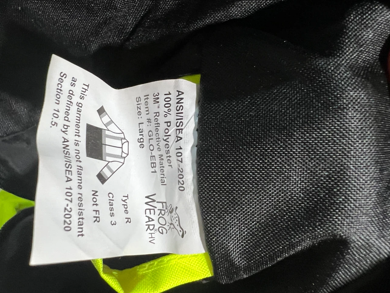 Frog Wear High Visibility Safety Jacket Large - photo 4