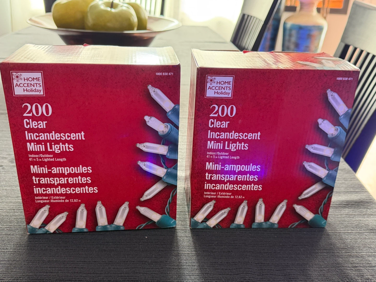 2 Boxes of Home Accents Holiday 200 Clear Mini Lights