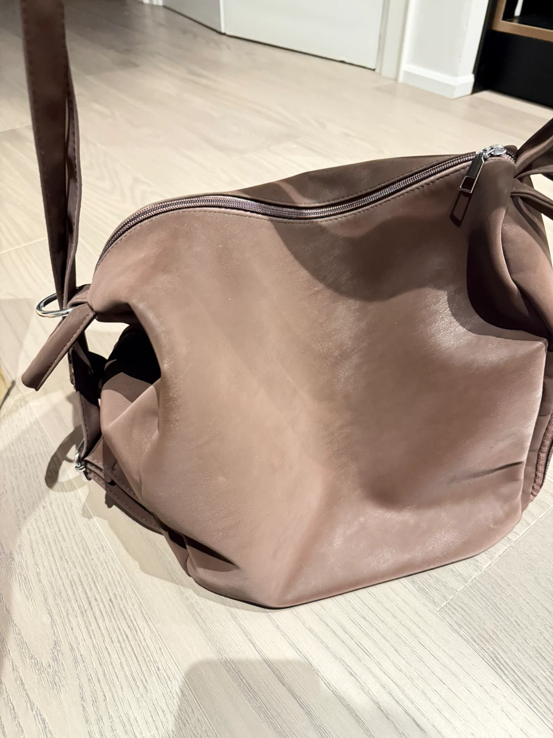 Brown Leather Shoulder Bag