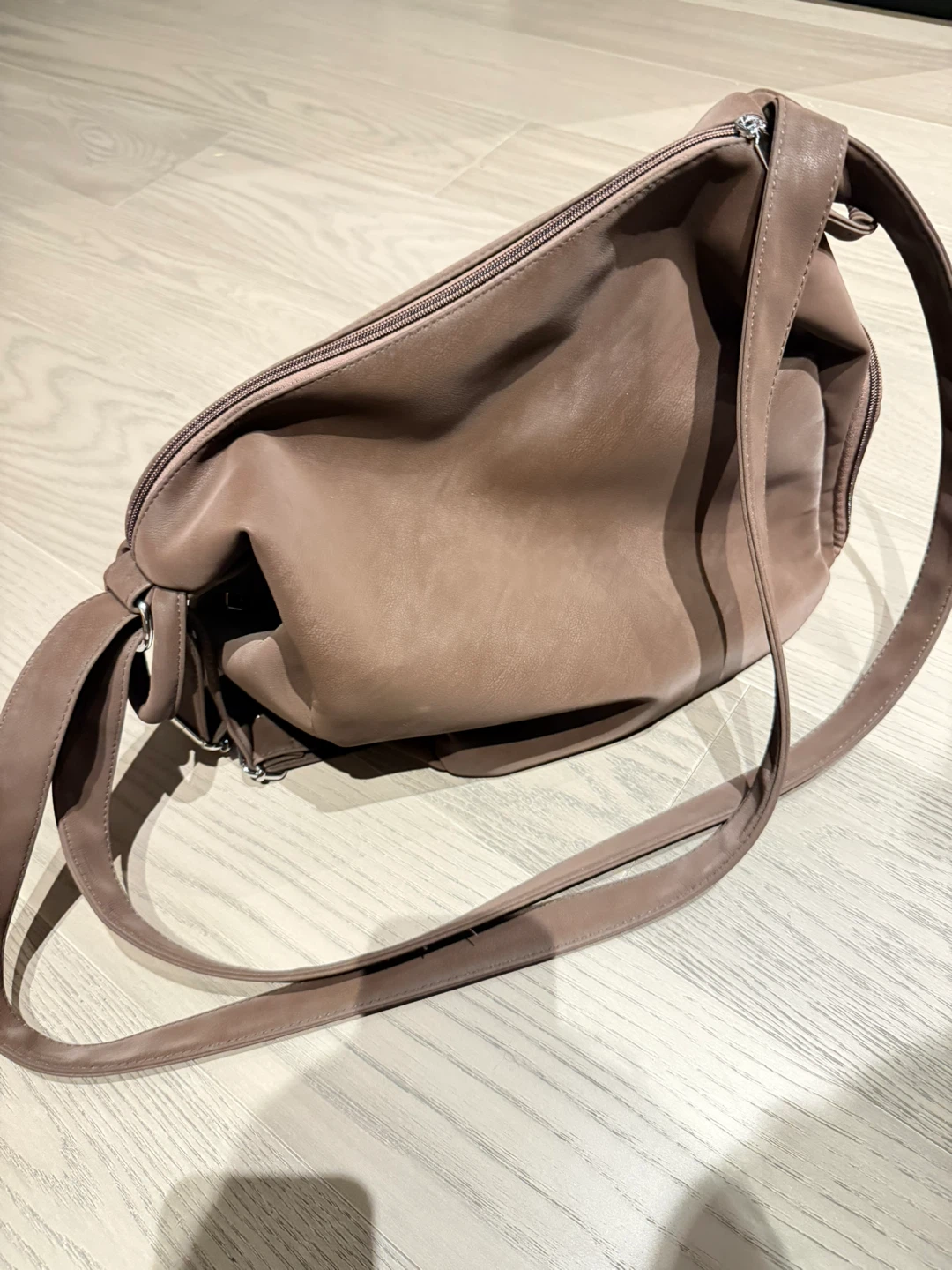Brown Leather Shoulder Bag - photo 2