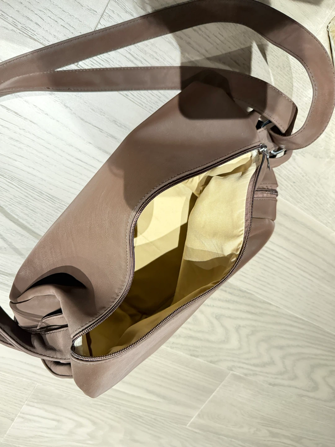 Brown Leather Shoulder Bag - photo 3