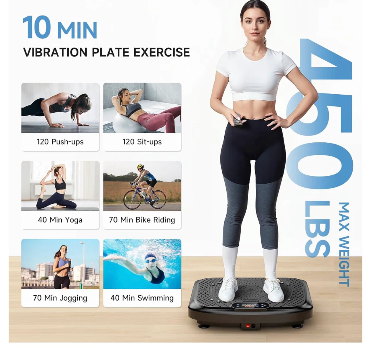 Trevvo Vibration Plate Exercise Machine - photo 2