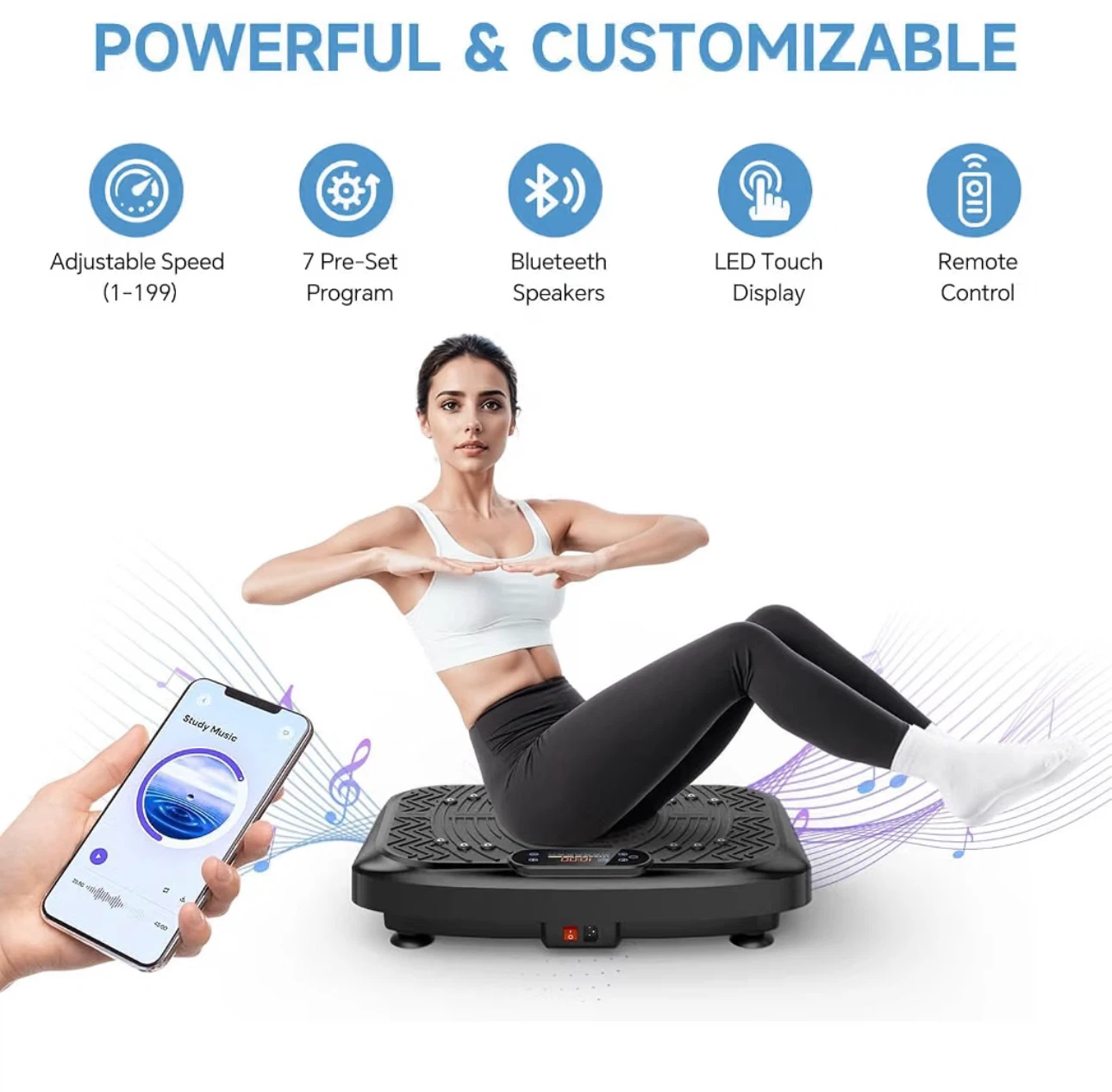 Trevvo Vibration Plate Exercise Machine - photo 3