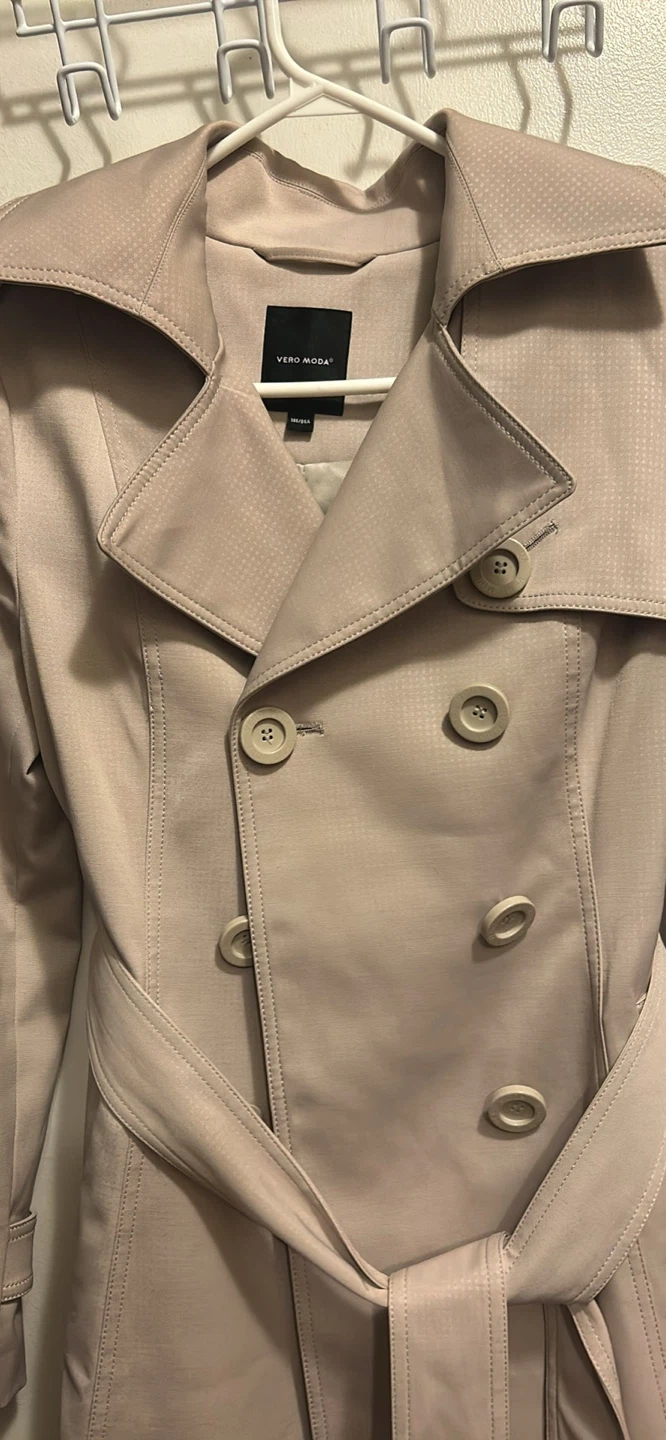 Vero Moda Beige Trench Coat - photo 4