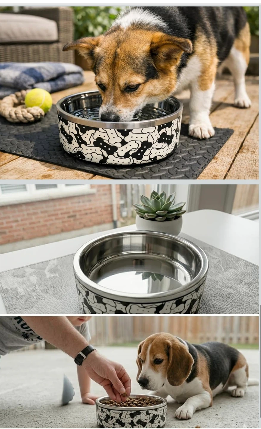 Anticfly Stainless Steel Pet Bowl - photo 2