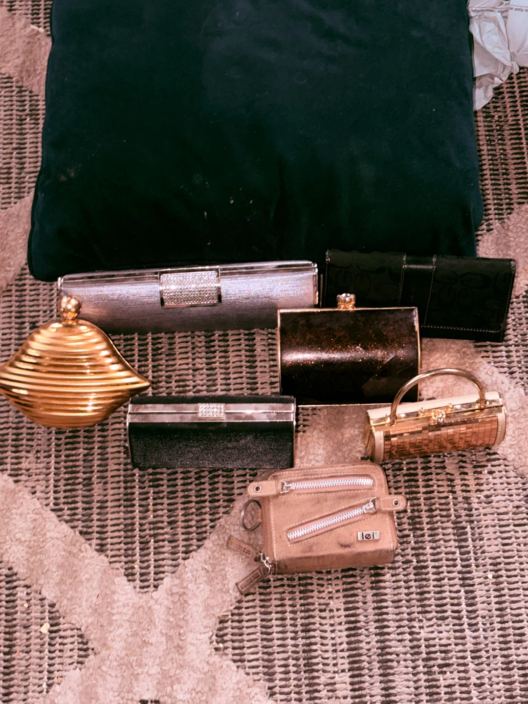 Set of 7 Assorted Evening Clutches and Purses