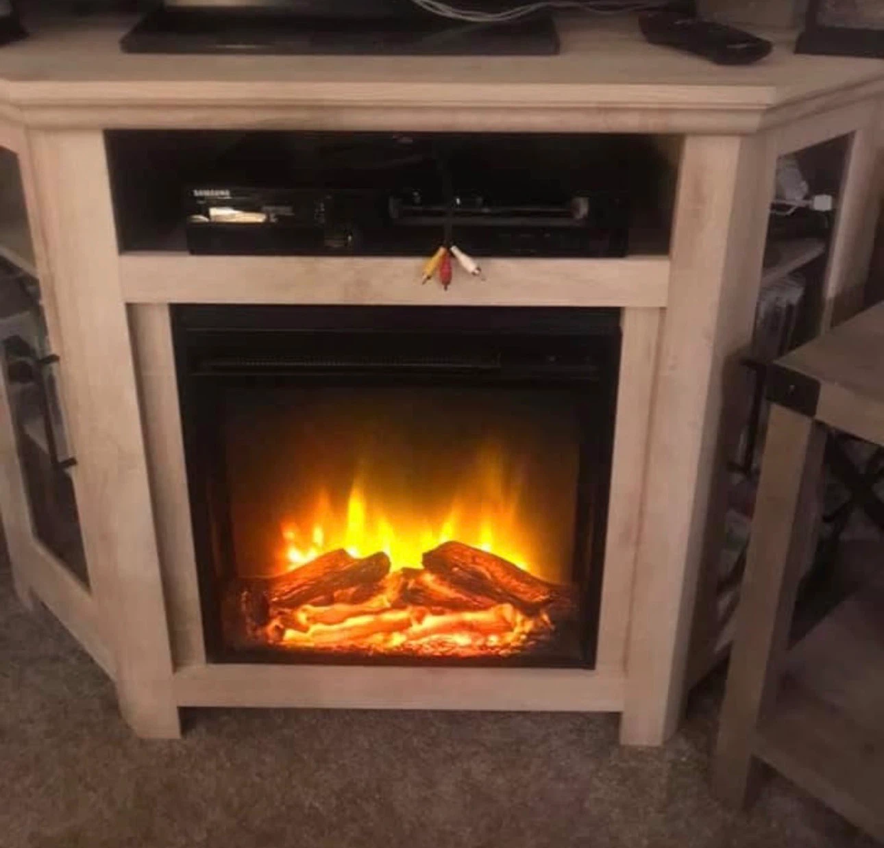 Dakota Fields Euripides 48" Corner Media Console Fireplace - photo 5