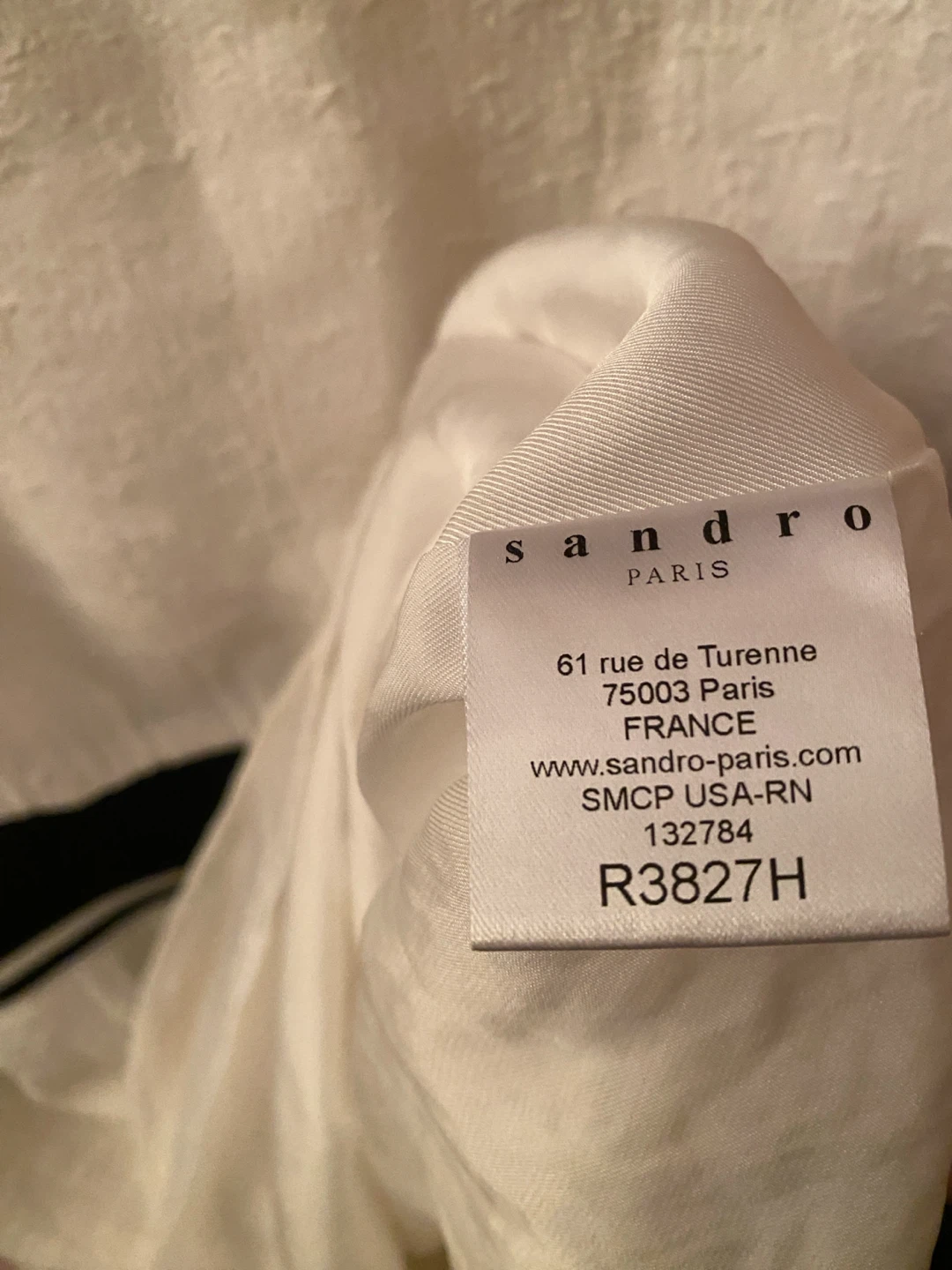 Sandro Paris White and Black Dress - photo 3