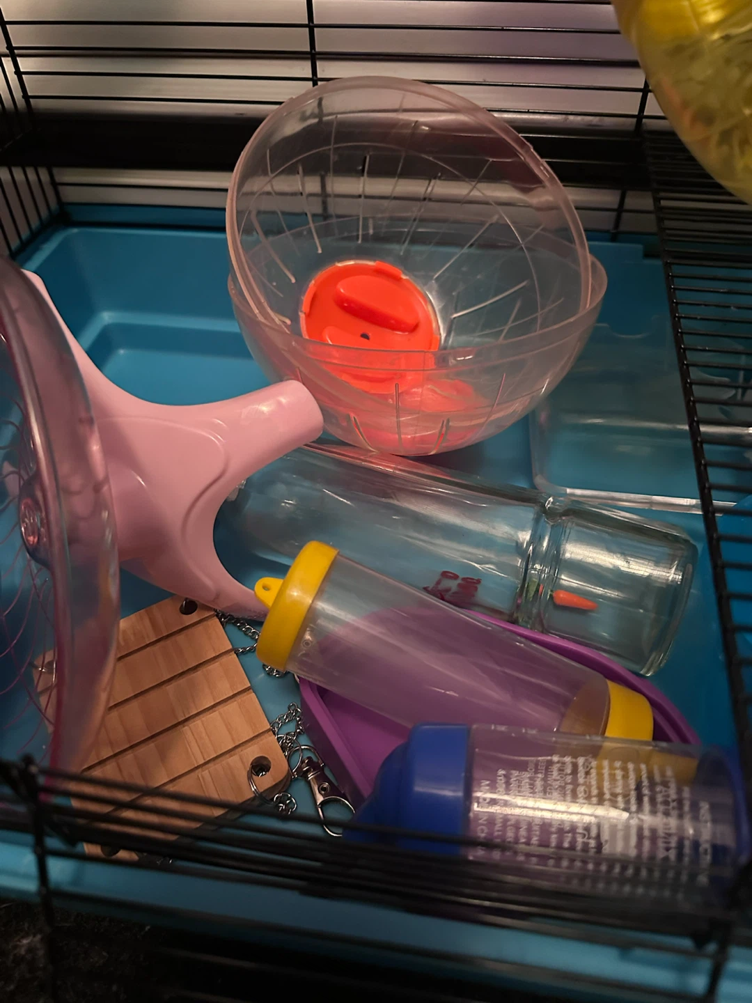 Hamster Animal Cage with Tunnels and Accessories - photo 2