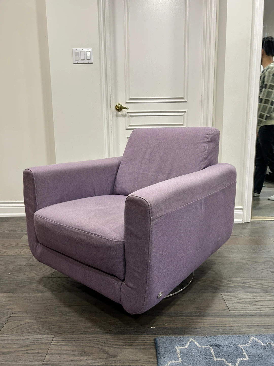 Italsofa Lavender Swivel Armchair - photo 4
