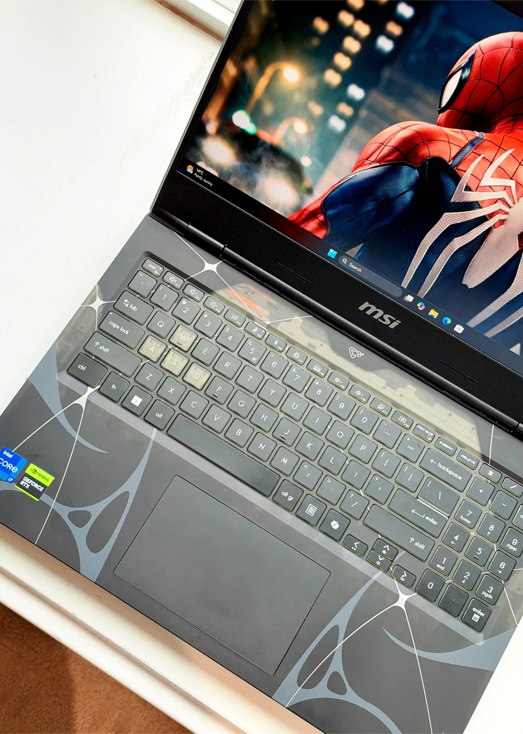 MSI Gaming Laptop with Spider-Man Skin - photo 4