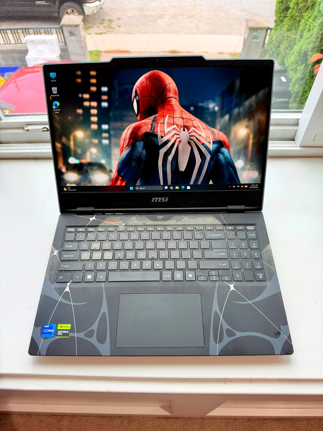 MSI Gaming Laptop with Spider-Man Skin - photo 5