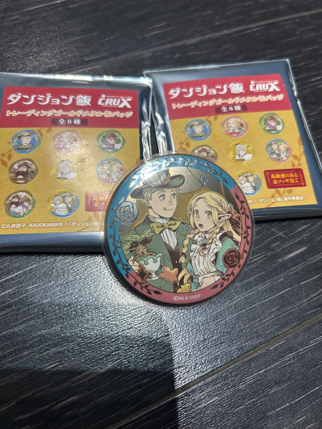 Laios Marcille Dungeon Meshi Fairy Tale Gold Badge - photo 2