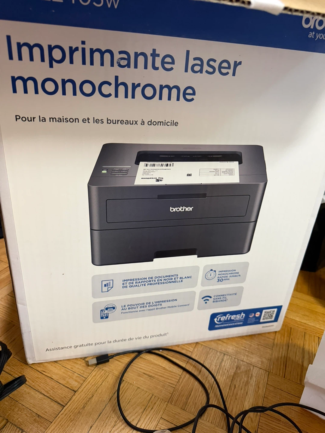 Brother HL-L2405W Monochrome Laser Printer - photo 2