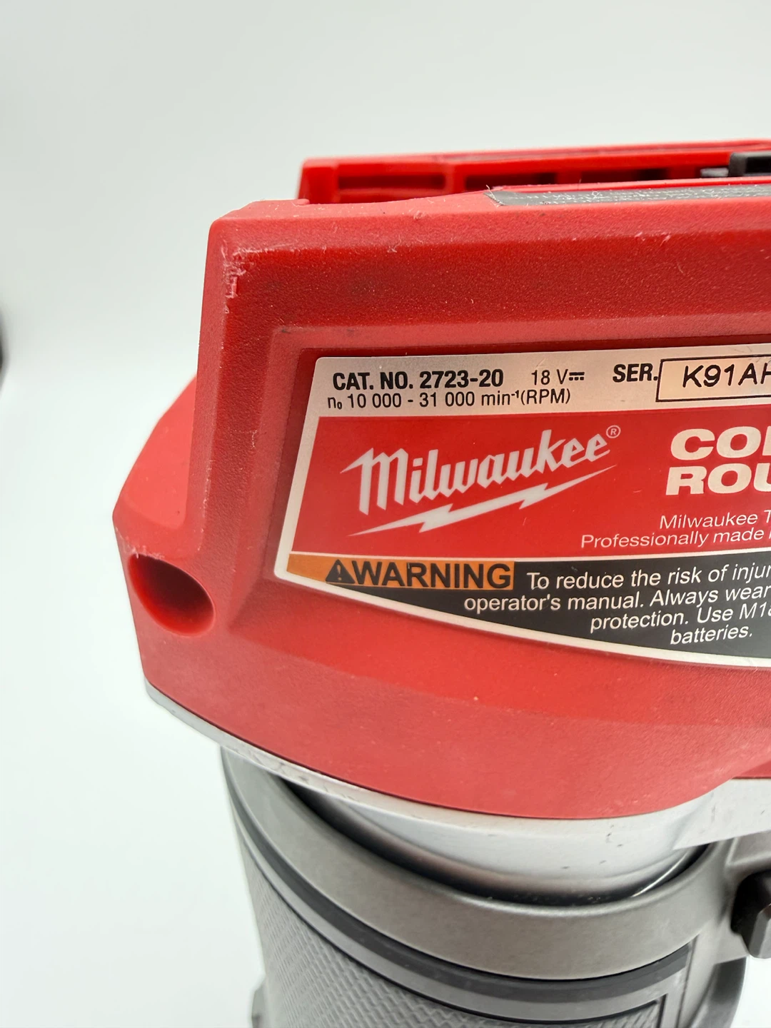 Milwaukee M18 FUEL 18V Brushless Cordless Compact Router 2723-20 - photo 3