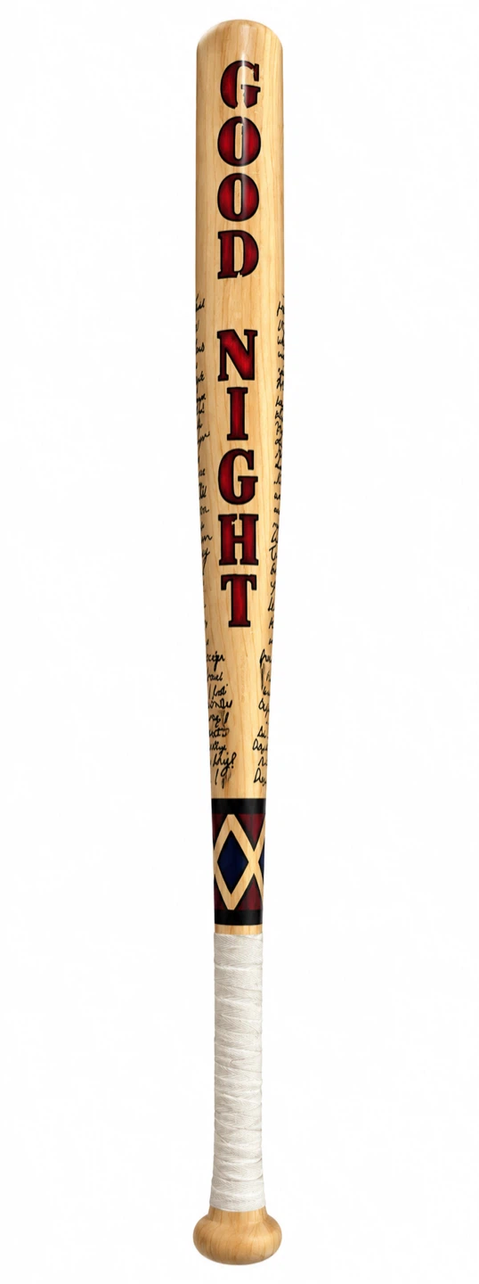 Harley Quinn Good Night Baseball Bat Replica