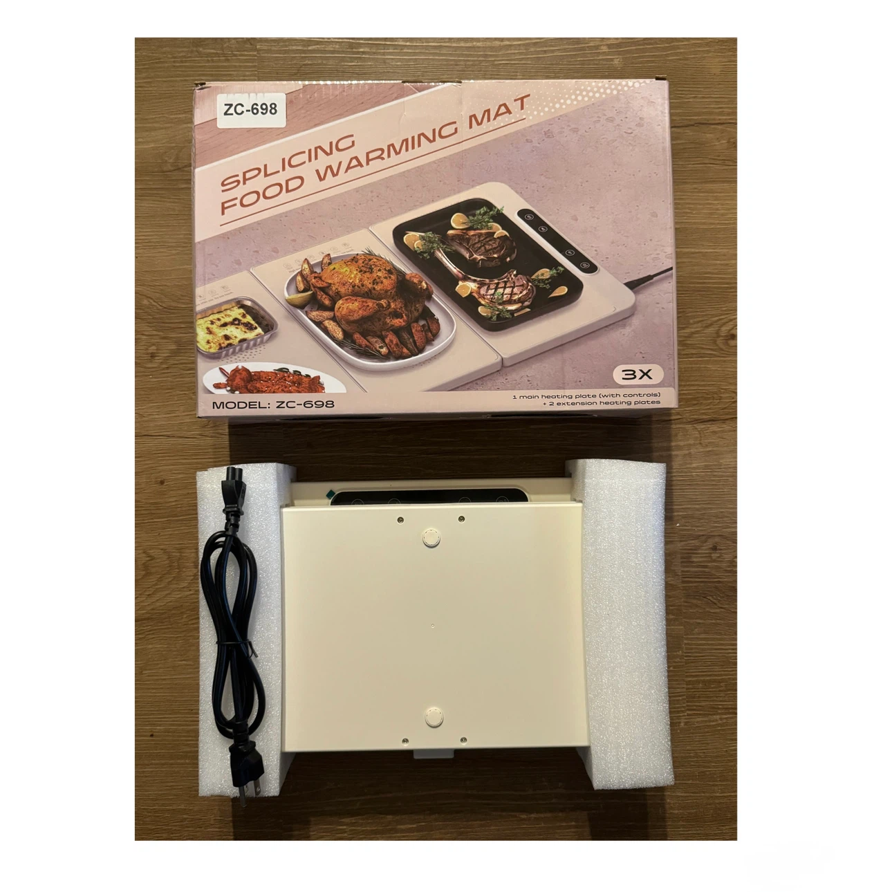 Brand new Electric Warming Tray,3‑in‑1 Food Warmer - photo 2
