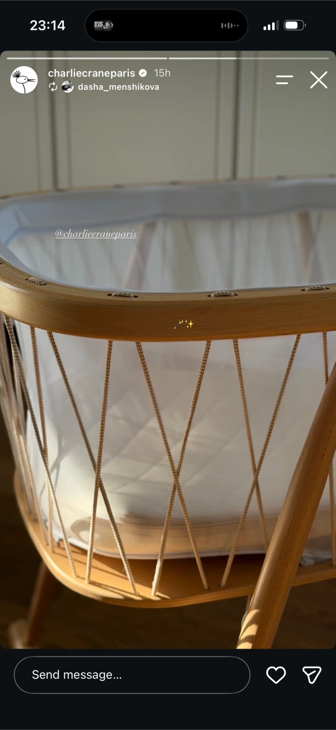 Charlie Crane Paris Baby Cradle