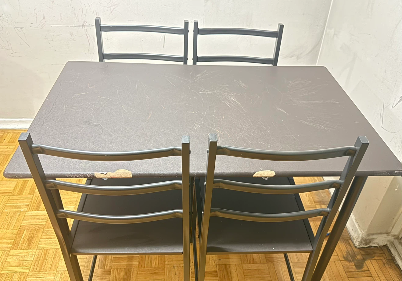 Move‑Out Sale – Dining Table + 4 Chairs - photo 2